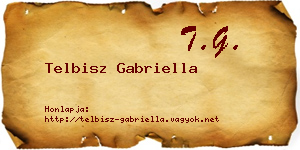 Telbisz Gabriella névjegykártya